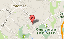 Map of Location of AMH in Potomac, Maryland